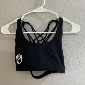 Born primitive black sports bra XS